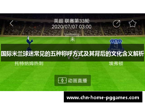 国际米兰球迷常见的五种称呼方式及其背后的文化含义解析